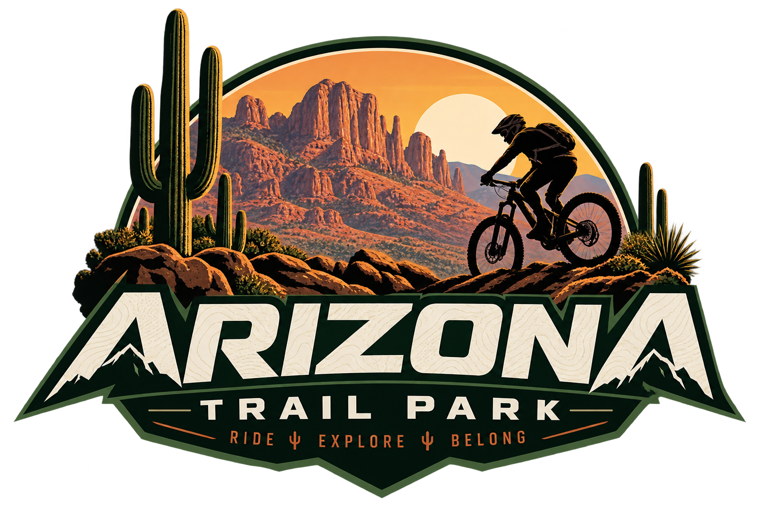 Arizona Trail Park mountain biking emblem