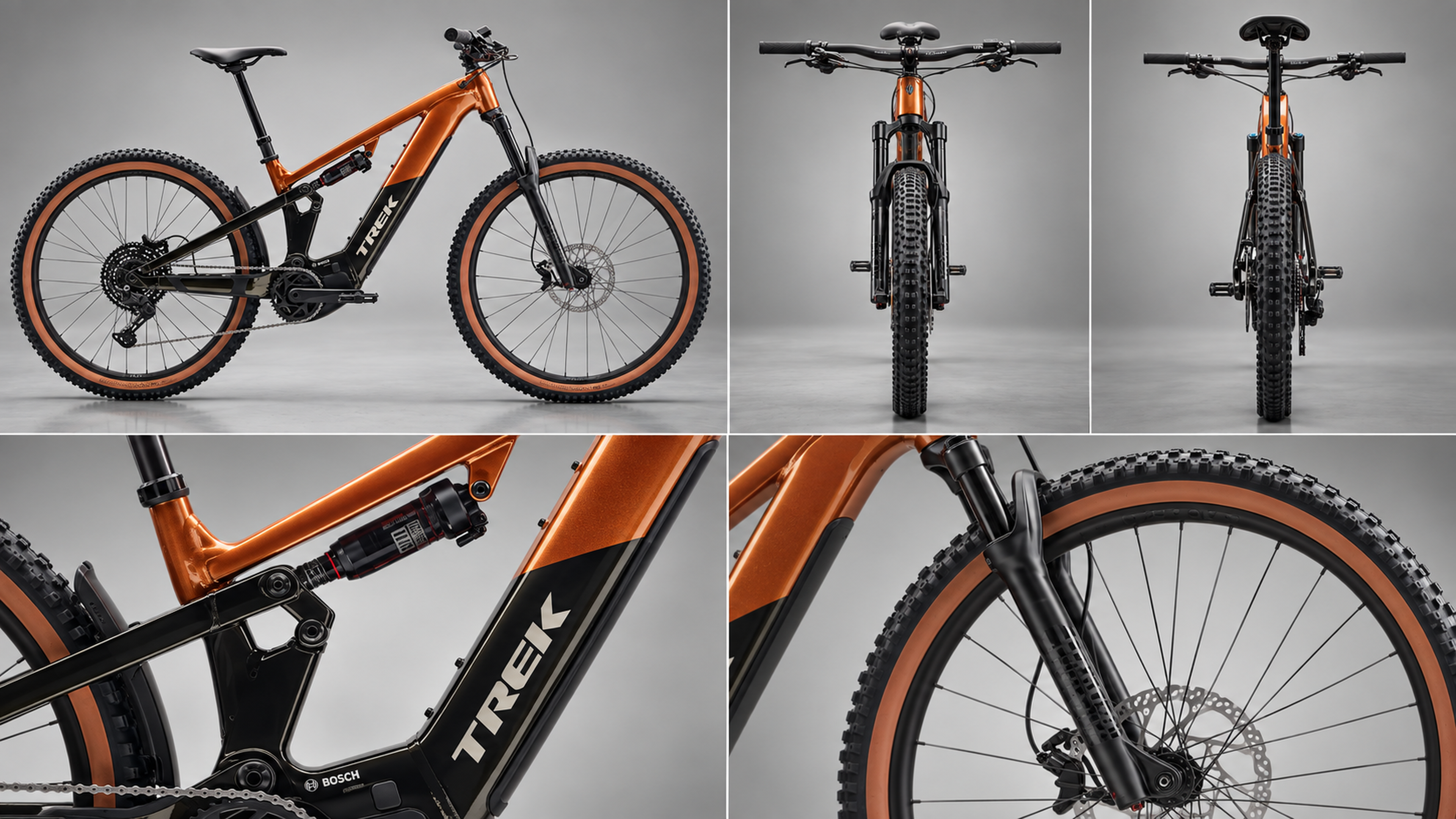 Enduro rider on a cinematic mountain descent